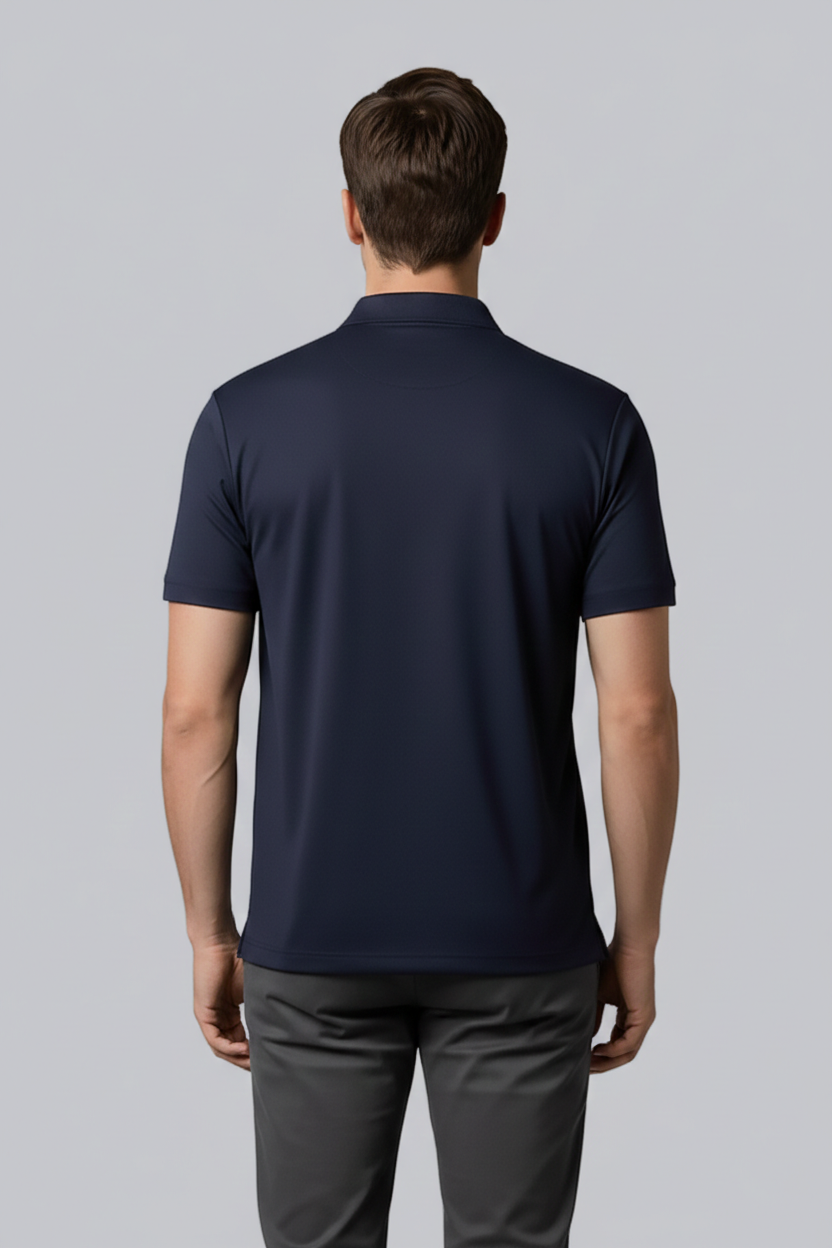 SpectraUSA - UPF 50 Performance Polo - Back - Navy