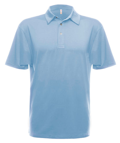 SpectraUSA - UPF 50 Performance Polo - Front - Light blue