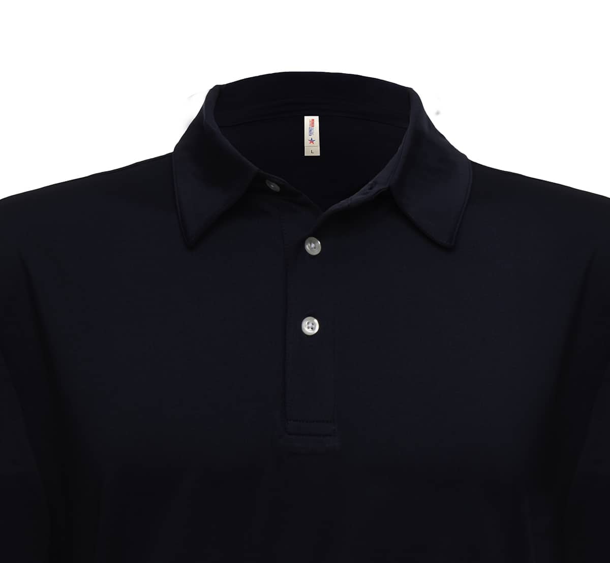 SpectraUSA - UPF 50 Performance Polo - Collar detail - Black