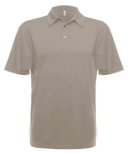 SpectraUSA - UPF 50 Performance Polo - Front - Warm grey