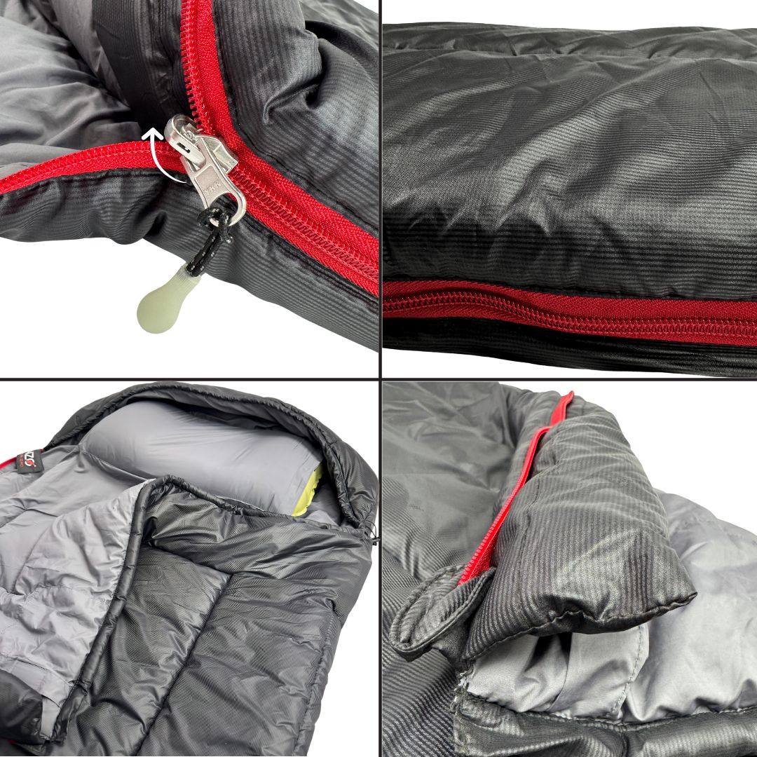 Near Zero Outdoor Gear - Peralta 25 Synthetic Sleeping Bag - Assorted details