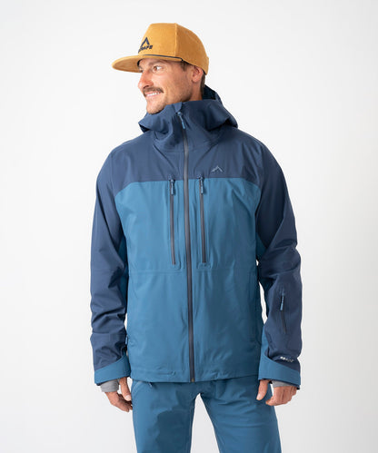 Strafe Outerwear - Pyramid Jacket - Front torso - Blue Water