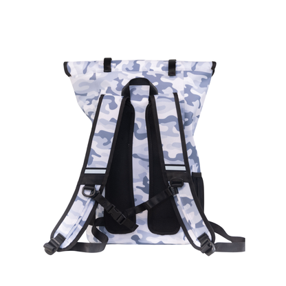 Dry Pocket - Waterproof Floating Backpack Dry Bag - Snow Camo - Shoulder straps