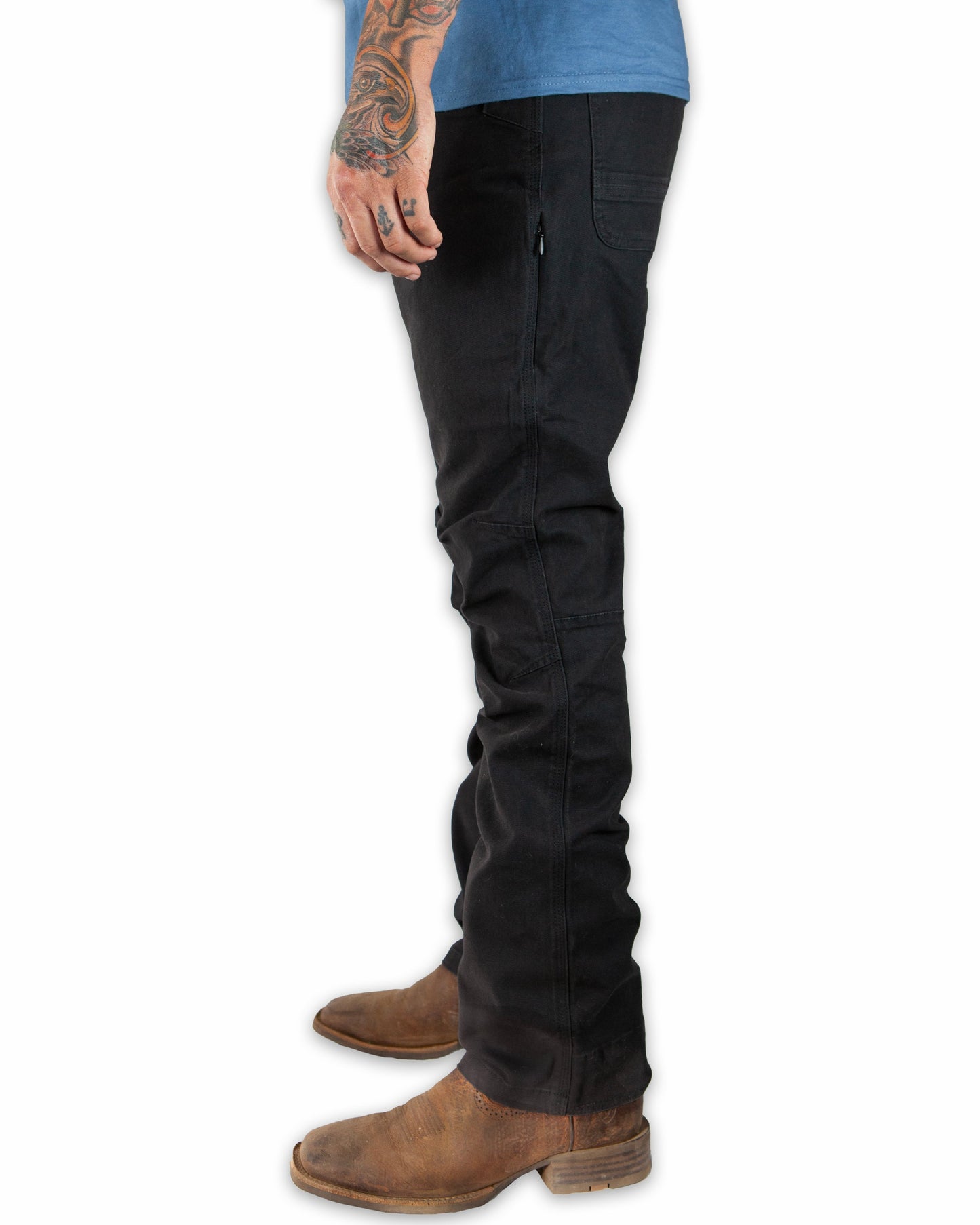 Off The Grid Surplus - Trailblazer Boot Cut Pants - Black - Left side