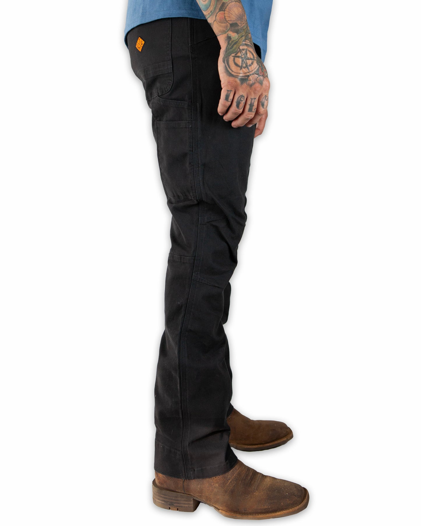 Off The Grid Surplus - Trailblazer Boot Cut Pants - Black - Right side