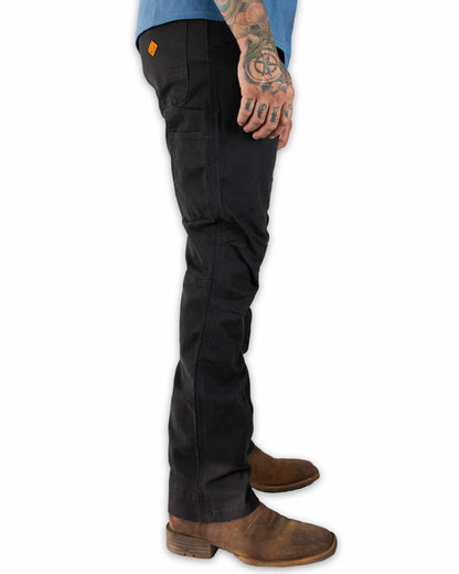 Off The Grid Surplus - Trailblazer Boot Cut Pants - Black - Right side