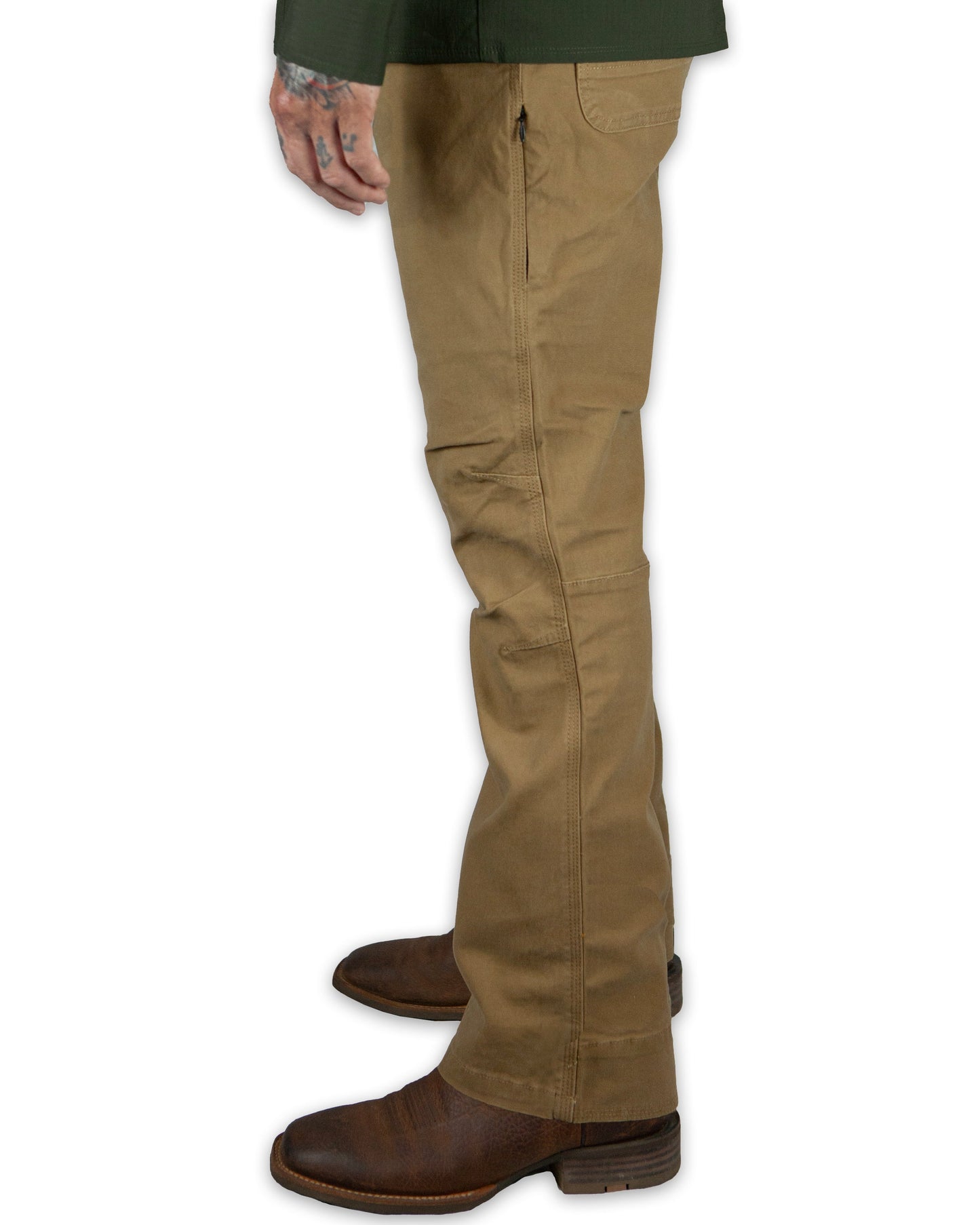 Off The Grid Surplus - Trailblazer Boot Cut Pants - Coyote - Left side
