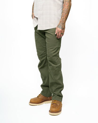 Off The Grid Surplus - Trailblazer Standard Fit Pants - DK Olive - Front left, casual pose
