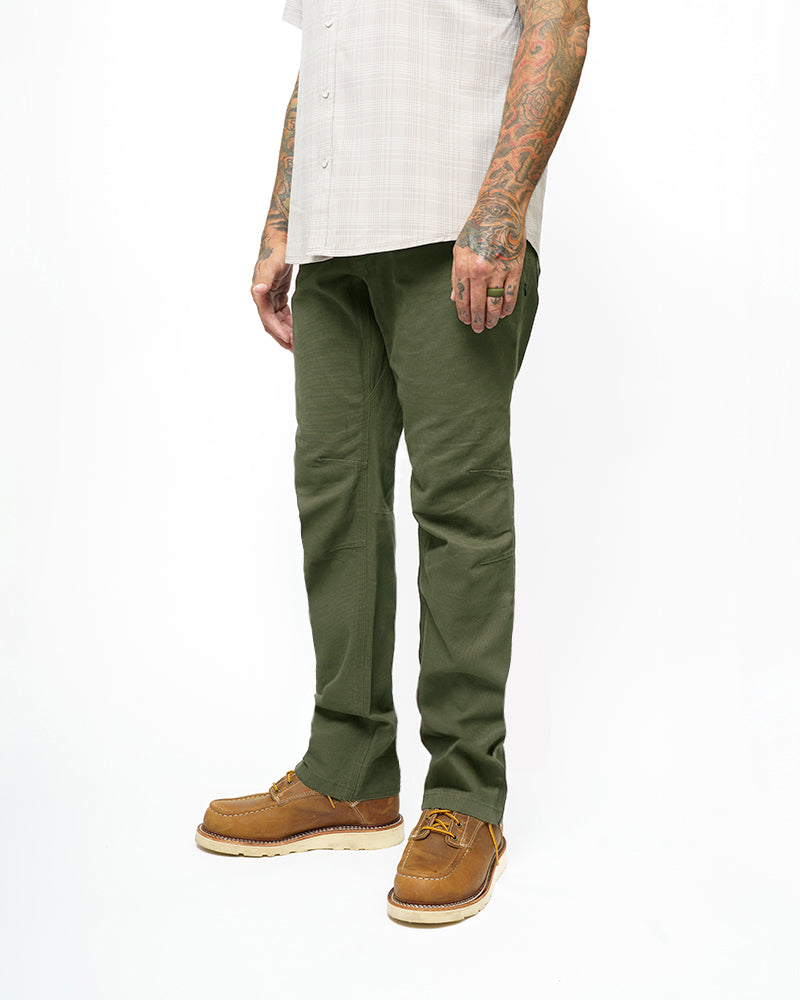 Off The Grid Surplus - Trailblazer Taper Fit Pants - DK Olive - Front left