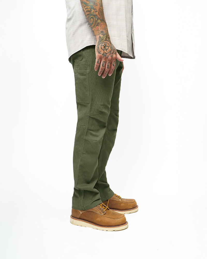 Off The Grid Surplus - Trailblazer Taper Fit Pants - DK Olive - Right side