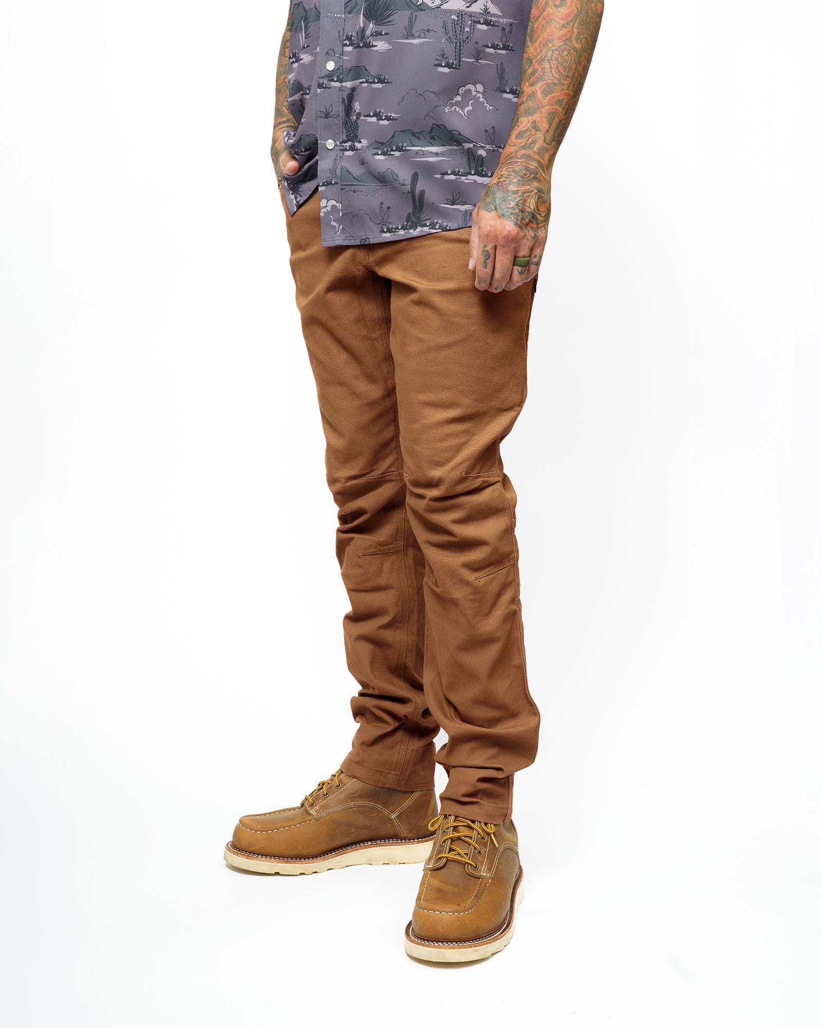 Off The Grid Surplus - Trailblazer Taper Fit Pants - TOB - Front left, casual pose