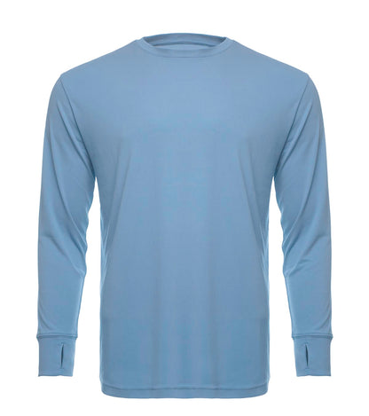 SpectraUSA - UPF 50 Performance Crew - Front - Light blue