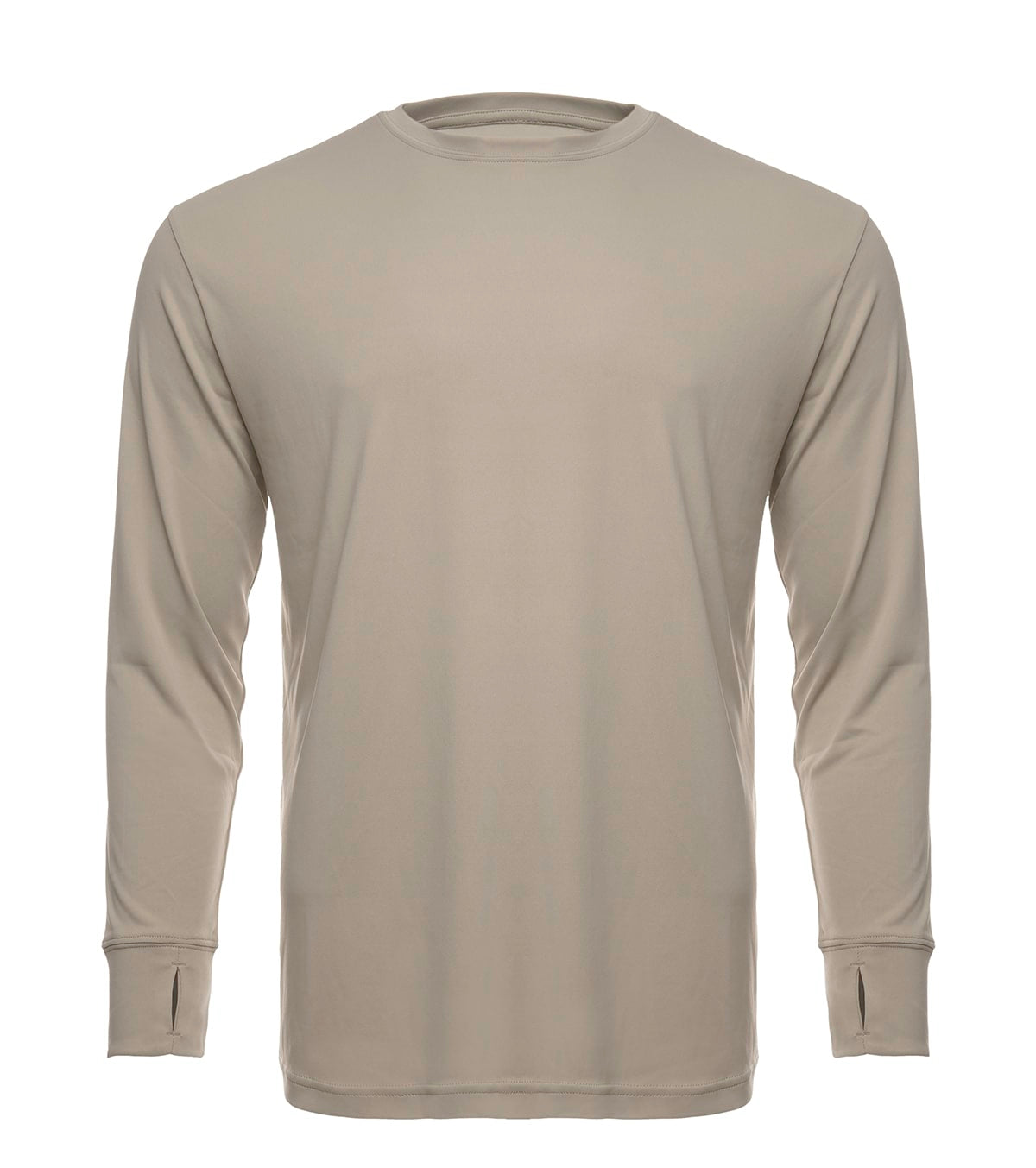 SpectraUSA - UPF 50 Performance Crew - Front - Warm grey