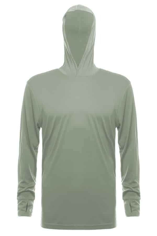 SpectraUSA - UPF 50 Performance Hoody - Front, no model - Sage