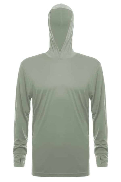 SpectraUSA - UPF 50 Performance Hoody - Front, no model - Sage