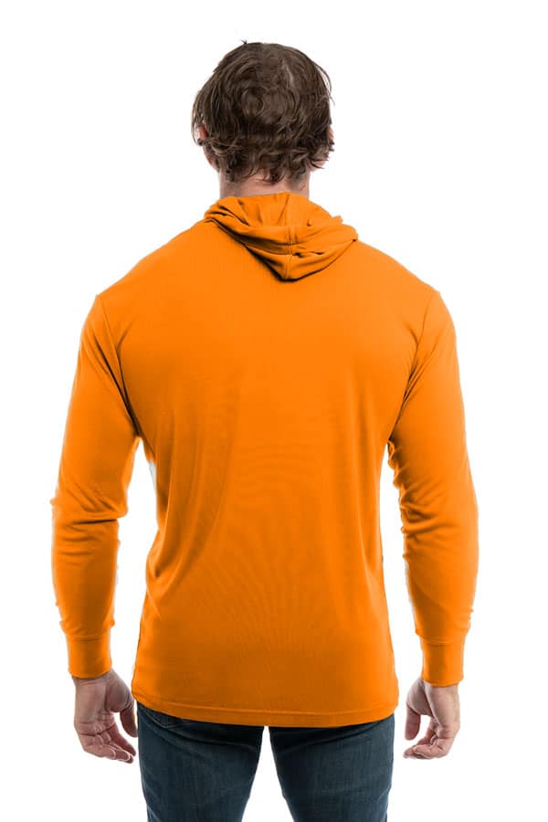 SpectraUSA - UPF 50 Performance Hoody - Back - Safety orange