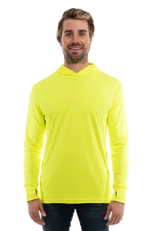 SpectraUSA - UPF 50 Performance Hoody - Front - Safety yellow