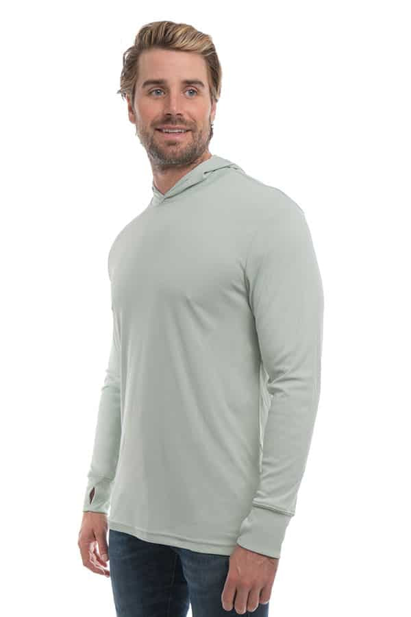 SpectraUSA - UPF 50 Performance Hoody - Front left - Sage