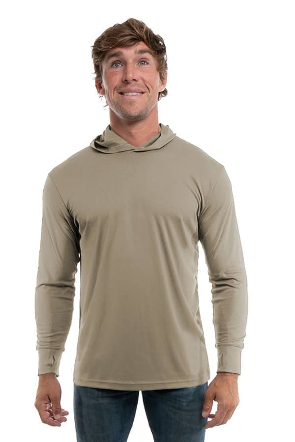 SpectraUSA - UPF 50 Performance Hoody - Front - Warm grey