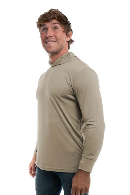 SpectraUSA - UPF 50 Performance Hoody - Front left - Warm grey