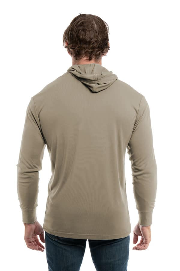 SpectraUSA - UPF 50 Performance Hoody - Back - Warm grey