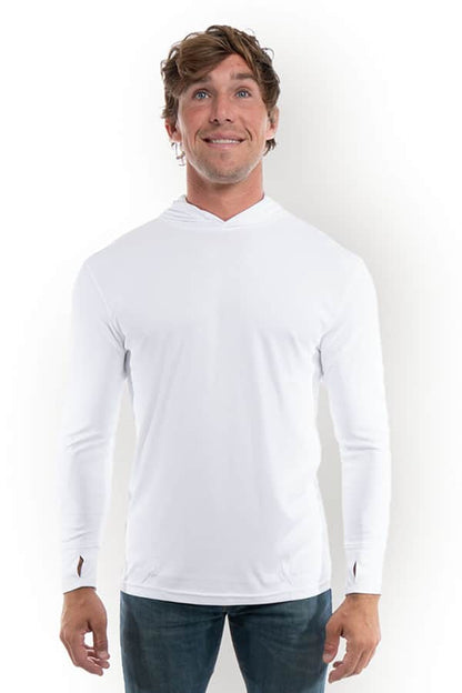 SpectraUSA - UPF 50 Performance Hoody - Front - White
