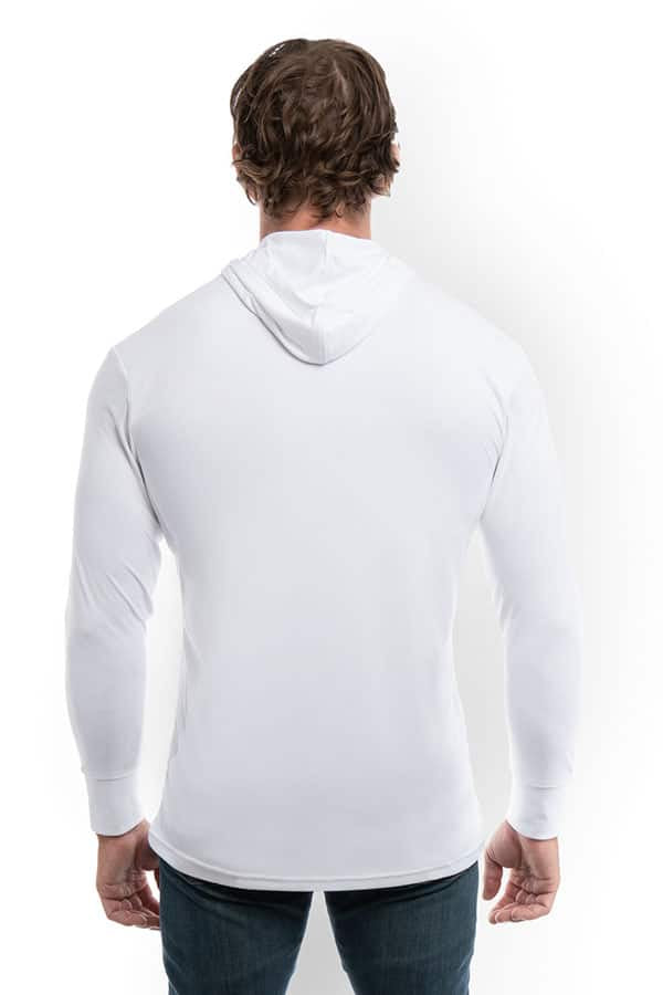 SpectraUSA - UPF 50 Performance Hoody - Back - White