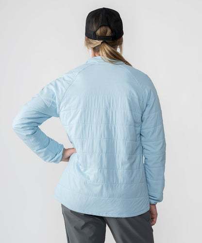 Strafe Outerwear - Highlands Shirt Jacket - Women's - Back - Power blue