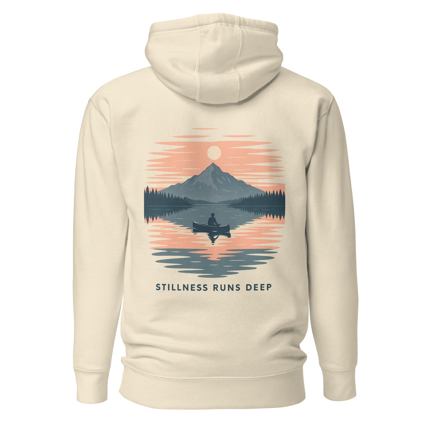 Trail Tide Co - Highwater Horizon Hoodie - Back - Bone