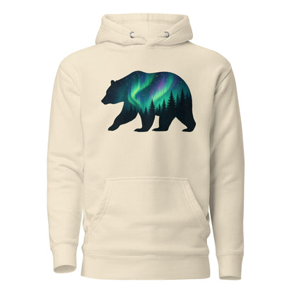 Trail Tide Co - Aurora Bear Hoodie - Front - Bone