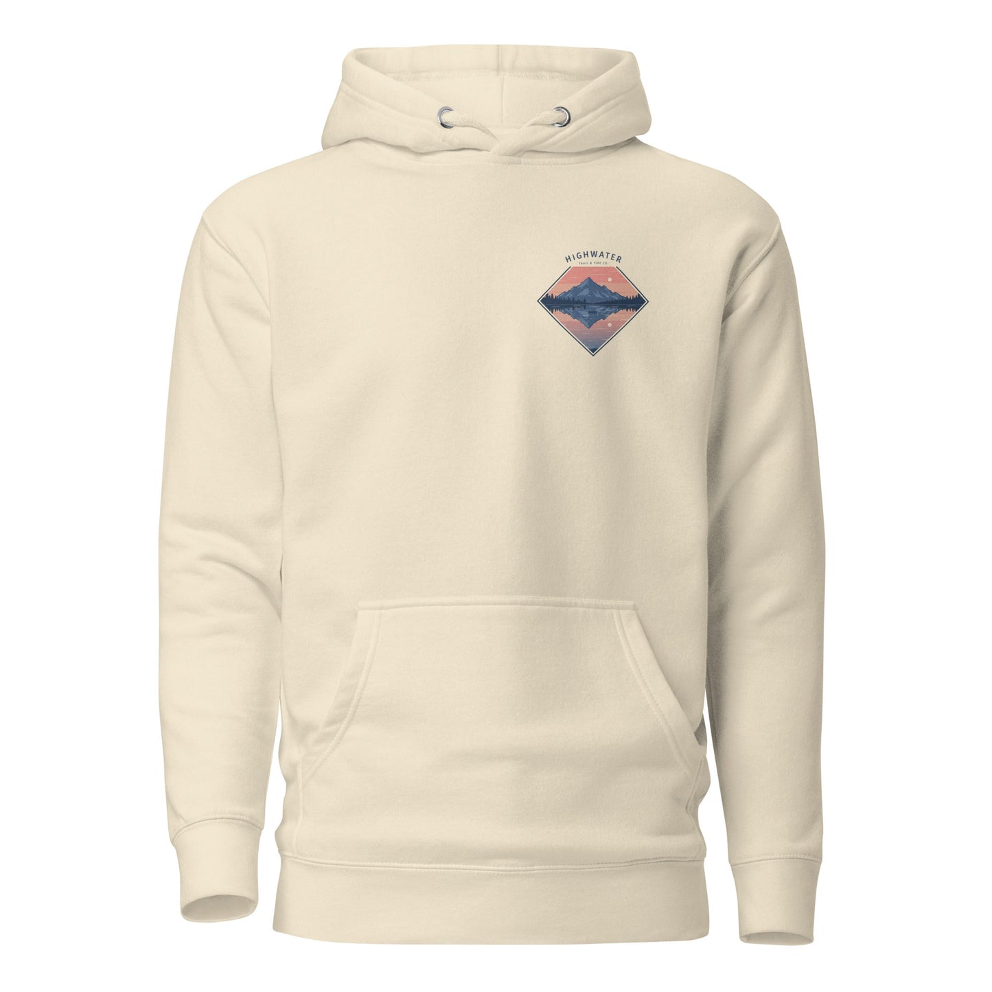 Trail Tide Co - Highwater Horizon Hoodie - Front - Bone