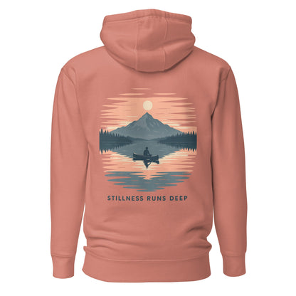 Trail Tide Co - Highwater Horizon Hoodie - Back - Dusty Rose