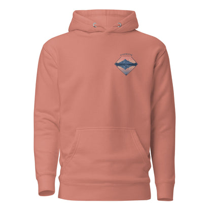 Trail Tide Co - Highwater Horizon Hoodie - Front - Dusty Rose