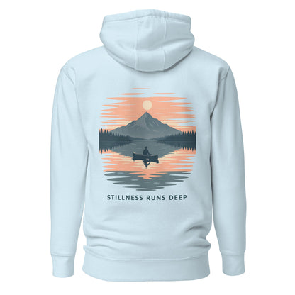 Trail Tide Co - Highwater Horizon Hoodie - Back - Sky Blue