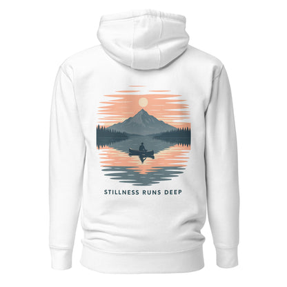 Trail Tide Co - Highwater Horizon Hoodie - Back - White