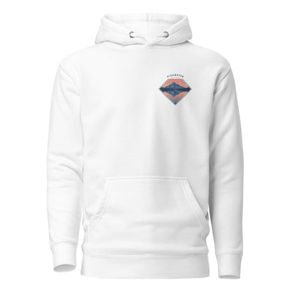 Trail Tide Co - Highwater Horizon Hoodie - Front - White