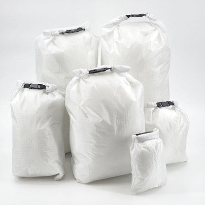 Hilltop Packs LLC - Ultralight Roll Top Dry Bags - Challenge D50T fabric - Various sizes, shown full