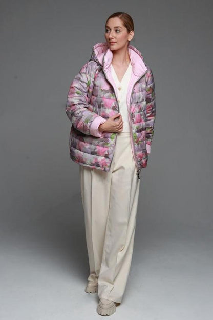 Reversible Demi-Season Jacket - Iris/Pink