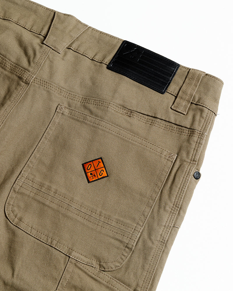 Off The Grid Surplus - Trailblazer Boot Cut Pants - Coyote - Rear pocket detail