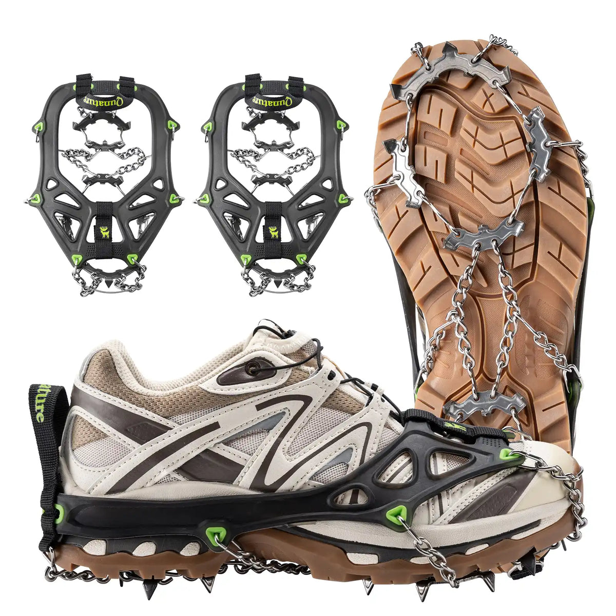 Anti Slip Stainless Steel Traction Devices for Shoes and Boots