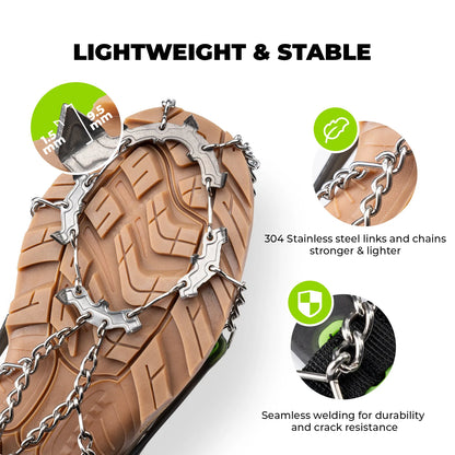Anti Slip Stainless Steel Traction Devices for Shoes and Boots
