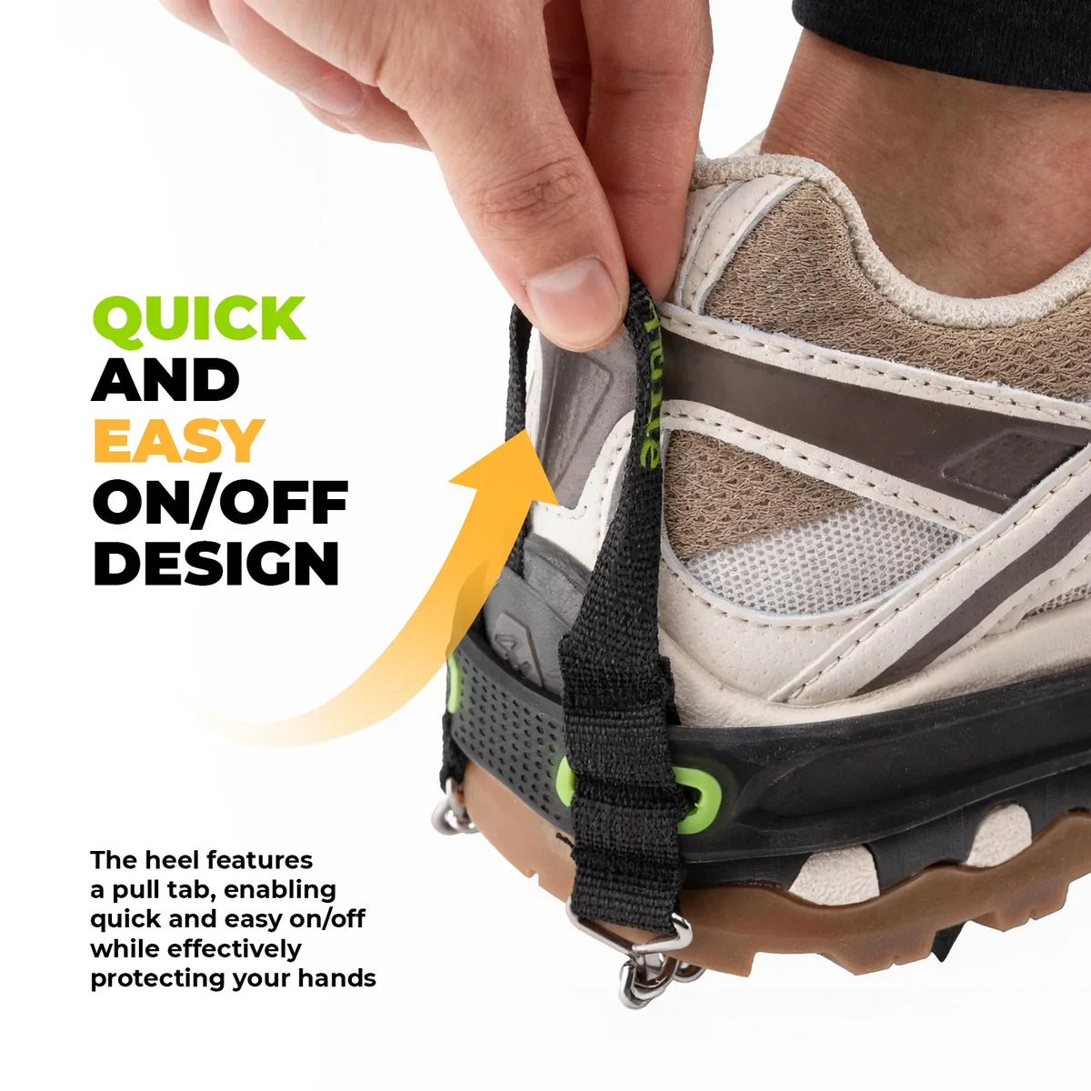 Anti Slip Stainless Steel Traction Devices for Shoes and Boots