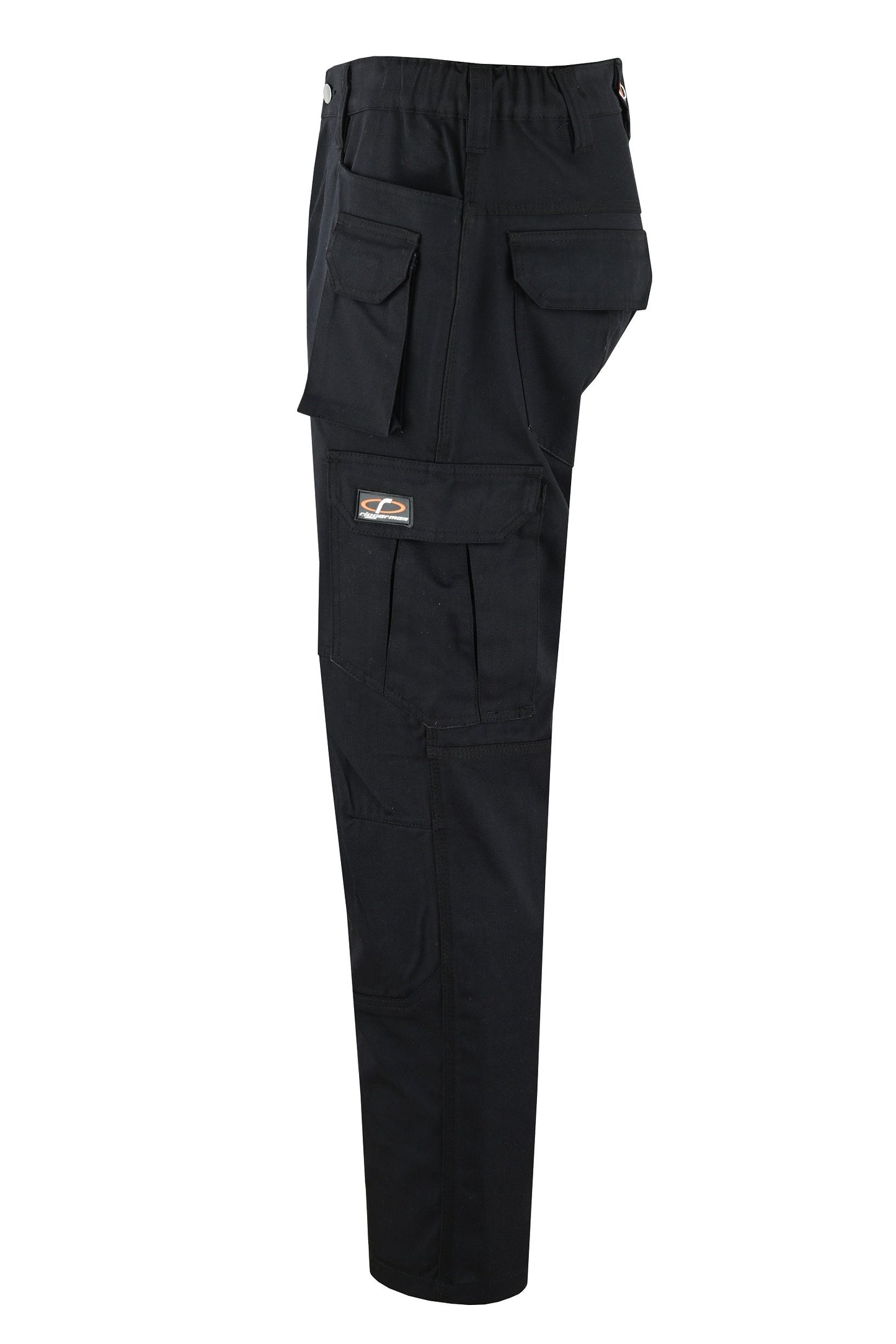 Riggermen - Tactical Pants for Men - Left side - Black