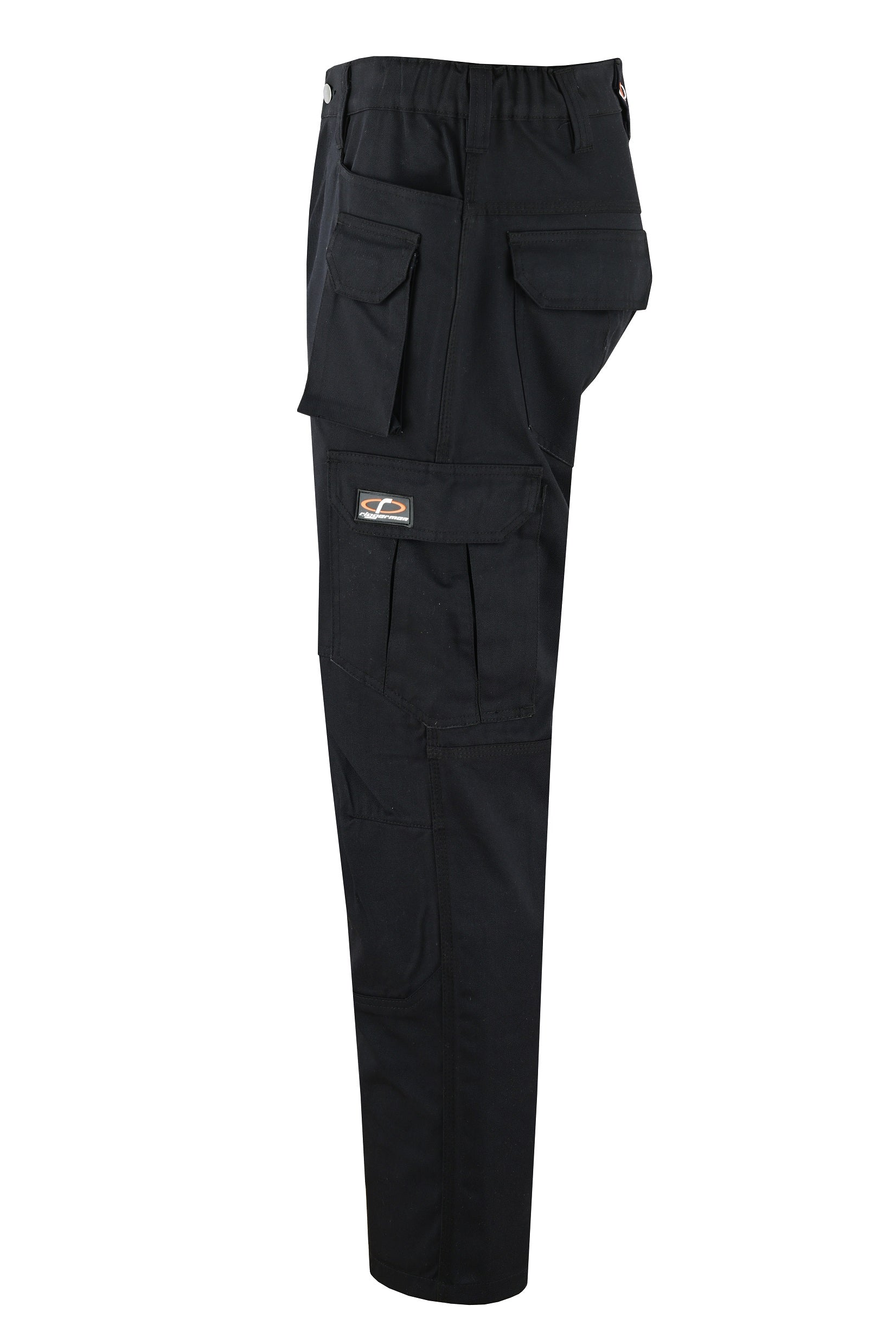 Riggermen - Tactical Pants for Men - Left side - Black