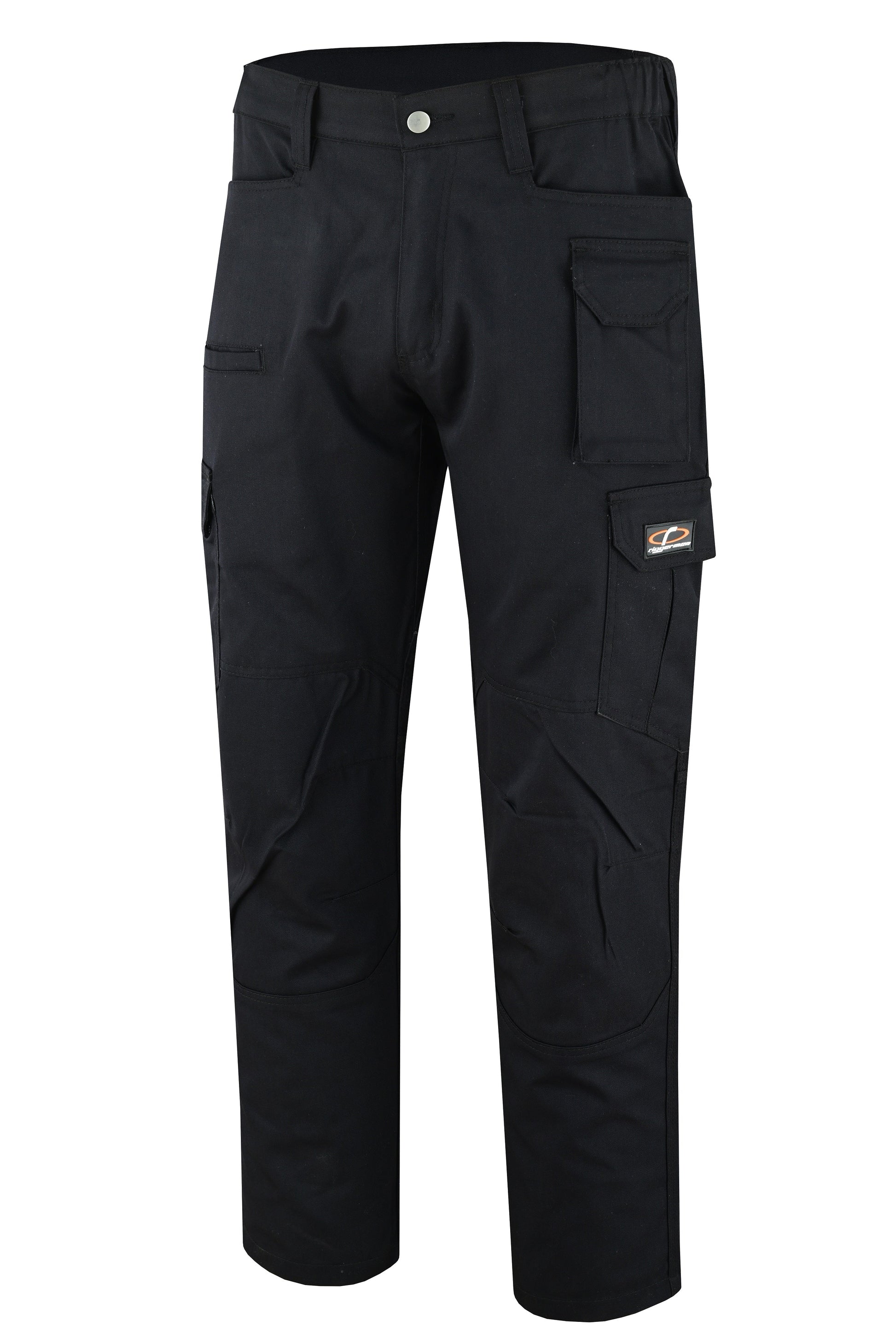 Riggermen - Tactical Pants for Men - Front left - Black
