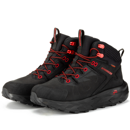 Farmington 6 Inch Waterproof Hiking Boots with VIBRAM® Outsole - Black