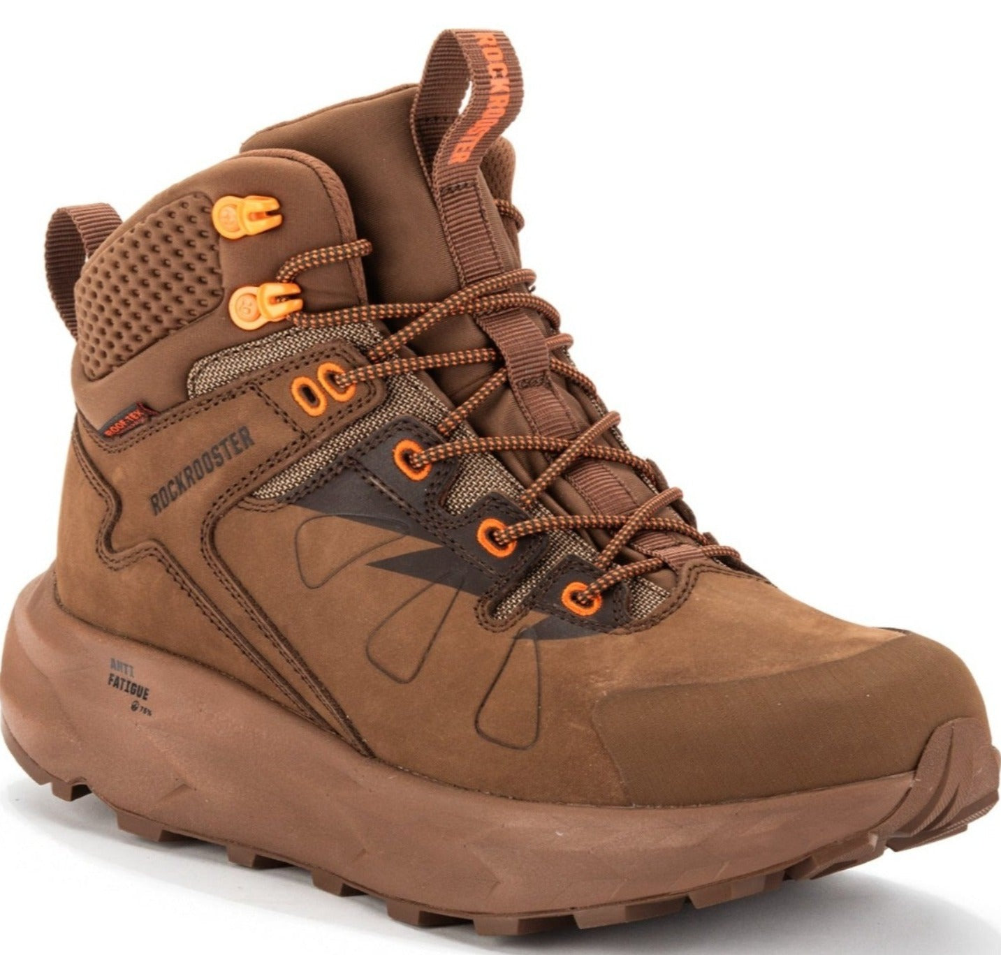Farmington 6 Inch Waterproof Hiking Boots with VIBRAM® Outsole - Brown