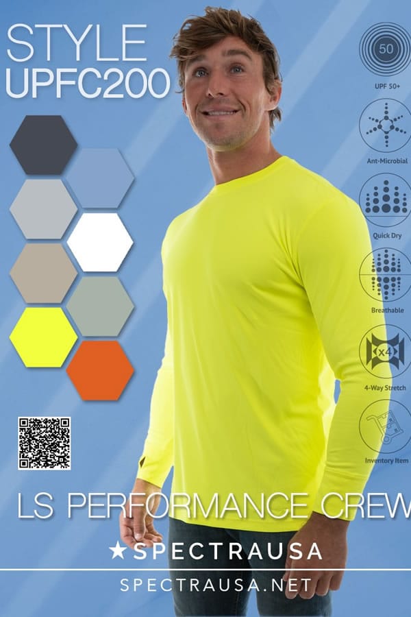 SpectraUSA - UPF 50 Performance Crew - UPF 50 sun protection