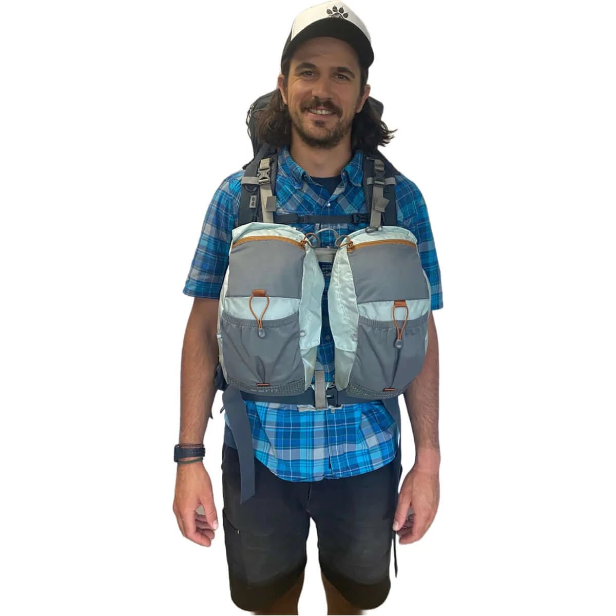 Aarn - Universal Balance Bags - Fits Any Pack Brand! - Man wearing Universal Balance Bags