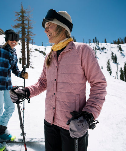 Strafe Outerwear - Highlands Shirt Jacket - Women's - Field example - Dusty Rose